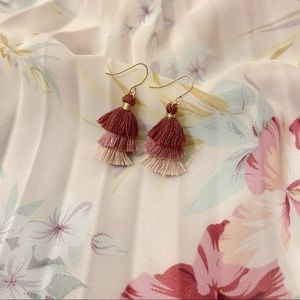 Cute Tassel Earrings in 3 tones